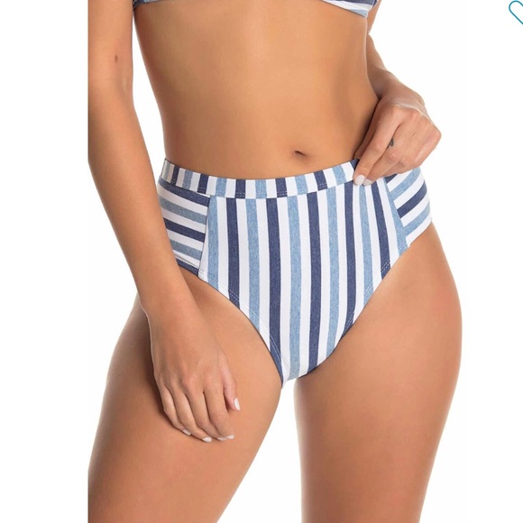 Splendid Other - SPLENDID high waisted swim bottoms